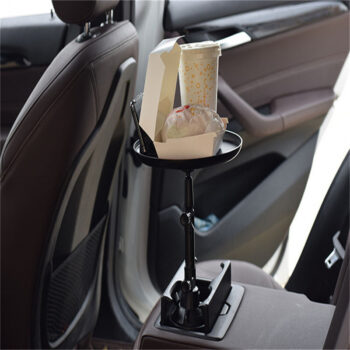 Adjustbale car cup holder dining tray small dining table