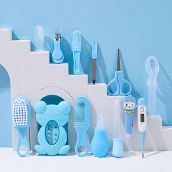 Baby Care Kit Portable Grooming Safety Nursery Nail Scissors Trimmer Infant Baby Health Care Kit