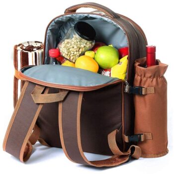 Tableware Picnic Bag Set Outdoor Portable Thermal Insulation Cold Storage Camping Backpack