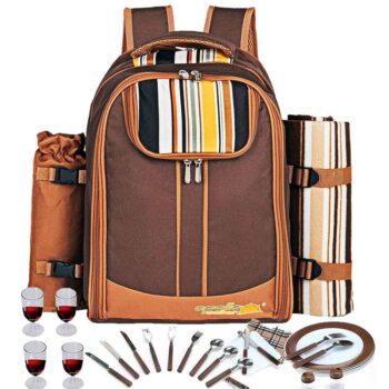 Tableware Picnic Bag Set Outdoor Portable Thermal Insulation Cold Storage Camping Backpack