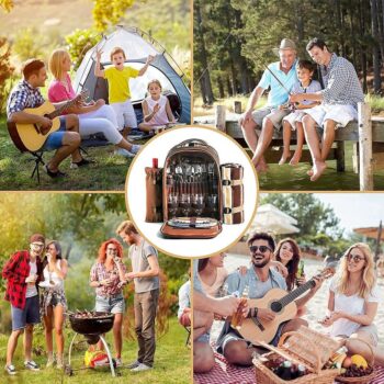 Tableware Picnic Bag Set Outdoor Portable Thermal Insulation Cold Storage Camping Backpack