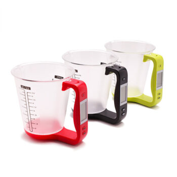 Measuring Cup Scale Kitchen Liquid Food Weight Measurement Milk Coffee Scale Measurable Temperature