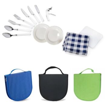 Ultra Light 2 Persons Camping Portable Cutlery Picnic Bag