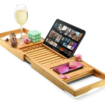 Wholesale Bathtub Tray Caddy - Foldable Waterproof Bath Tray & Bath Caddy Wooden Tub Organizer & Holder for Wine, Book, Soap