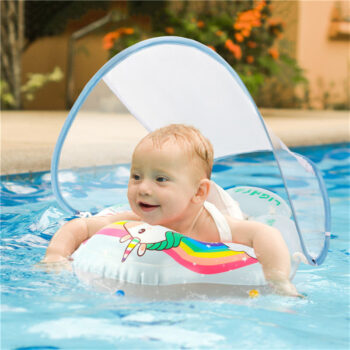 Baby swimming ring Sun protection with shade shed 6 months-3 years old 2022 HOT selling