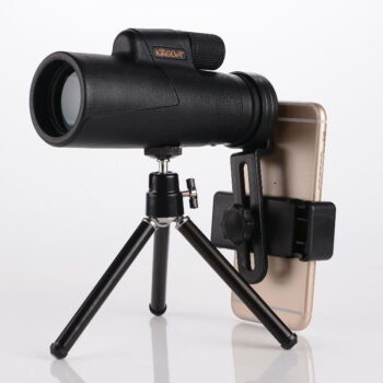 Cheap price telephoto lens 10×42 High Power Monocular Telescope with tripod for Smart Phone