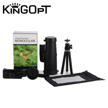 Cheap price telephoto lens 10×42 High Power Monocular Telescope with tripod for Smart Phone