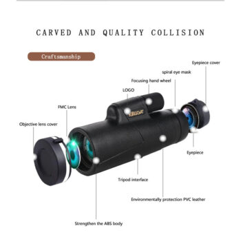 Cheap price telephoto lens 10×42 High Power Monocular Telescope with tripod for Smart Phone