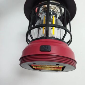 LED Camping Light USB Charging Hanging Hand Crank Lamp for Emergency, Storms, Waterproof