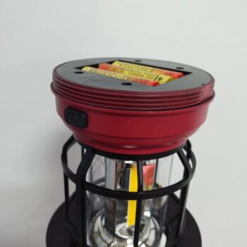 LED Camping Light USB Charging Hanging Hand Crank Lamp for Emergency, Storms, Waterproof