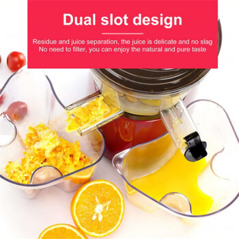 Electric Commercial Big Mouth Centrifugal Fruit Vegetable Juicer Machine Citrus Cold Press Slow Juicer Extractor Machine Orange