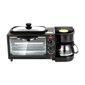 3 in 1 Household Electric Toast Oven Coffee Maker Frying Pan Sandwich Breakfast Makers Machine