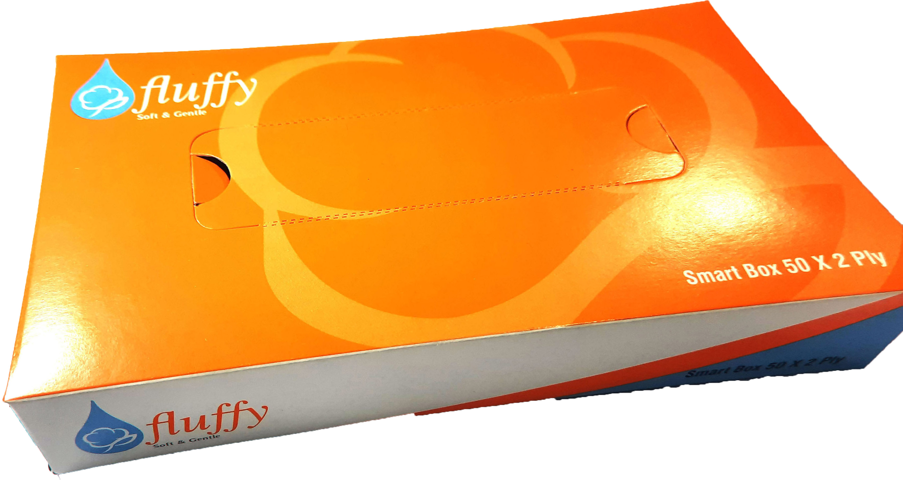 FLUFFY SMART Tissue Box 50x2ply=100 sheets
