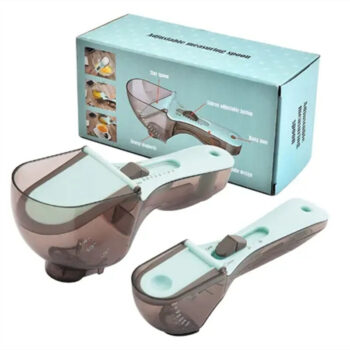 Kitchen Cube Measuring Tools Magnetic Adjustable Measuring Spoon Smart Spoon With Scale Plastic Measuring Cup And Spoon Set