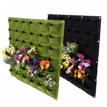 Pockets Hanging Green Grow Bag Planter Vertical Garden Vegetable Living Garden Bag