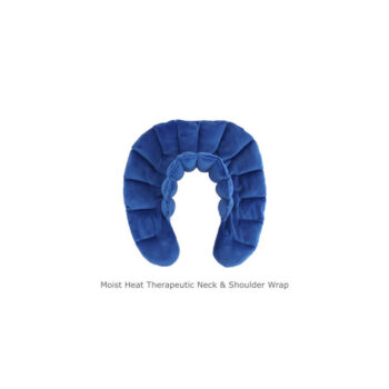 Microwave heat weighted heating pad flax seeds lavender clay beads hot cold therapy neck wrap