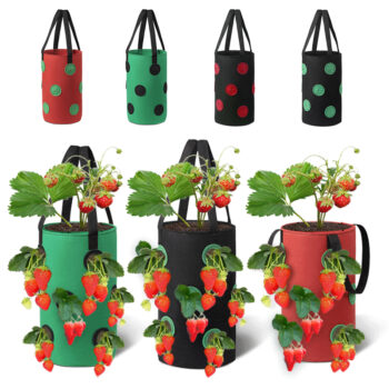 Plant Grow Bag Garden Hanging Strawberry Grow Bag Tomato Vegetable Bare Root Planting Bag
