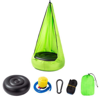 Kids Pod Swing Seat Portable Folding Swing Chair Child Hammock Swing Chair for Indoor Outdoor Using