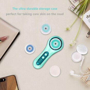 Waterproof Vibrating Electric Usb Facial Brush Cleaner Sonic Silicone Facial Clean Brush
