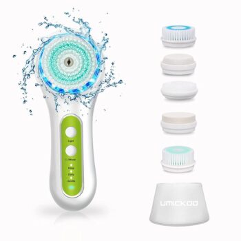 Waterproof Vibrating Electric Usb Facial Brush Cleaner Sonic Silicone Facial Clean Brush