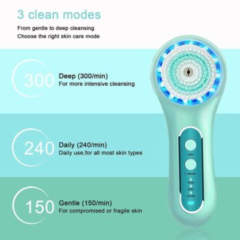 Waterproof Vibrating Electric Usb Facial Brush Cleaner Sonic Silicone Facial Clean Brush