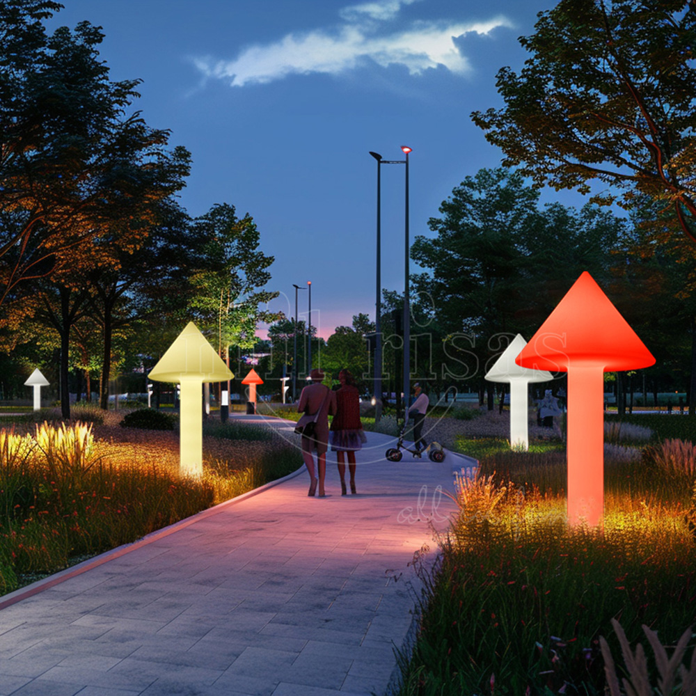 LED Mushroom Floor Lamp Outdoor