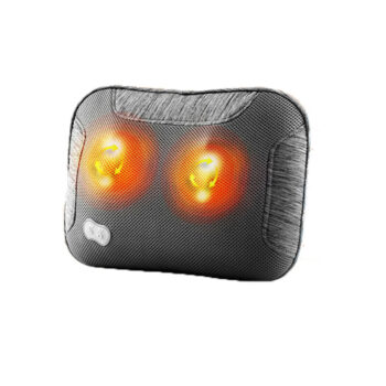 Heated Infrared Rechargeable Neck Back Massage Pillow Electric Neck Cushion Pillow Massager Back Neck Heated Massage Pillow