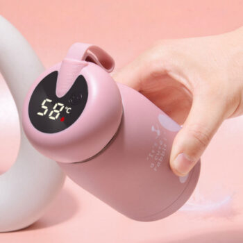 Portable Coffee Mugs In-Car Tea Water Thermos Bottle Smart Insulation Cup Temperature Display Vacuum Flasks Christmas Gifts