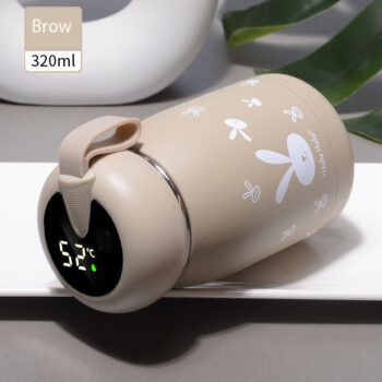 Portable Coffee Mugs In-Car Tea Water Thermos Bottle Smart Insulation Cup Temperature Display Vacuum Flasks Christmas Gifts