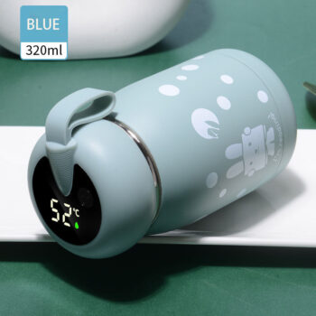 Portable Coffee Mugs In-Car Tea Water Thermos Bottle Smart Insulation Cup Temperature Display Vacuum Flasks Christmas Gifts
