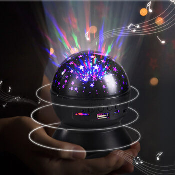 3D Projector Bluetooth LED Night colorful Light Planetarium Children Bedroom Star Moon Light Kids with Charger