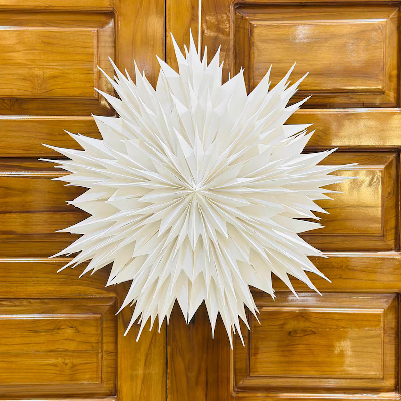 Handmade Paper Star/Snowflakes, Paper Star, Hanging Star/Snowflake, Christmas Decoration