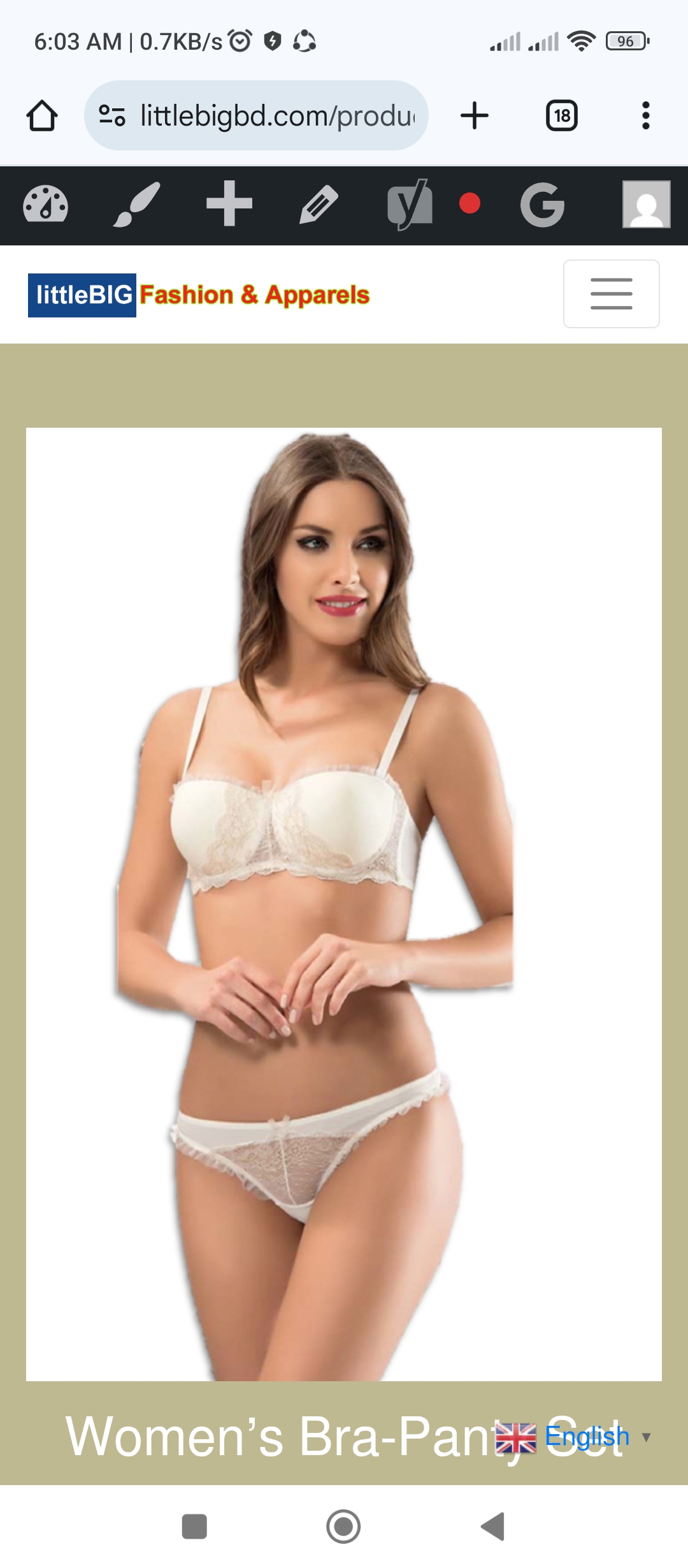 Women's Bra-Panty Set