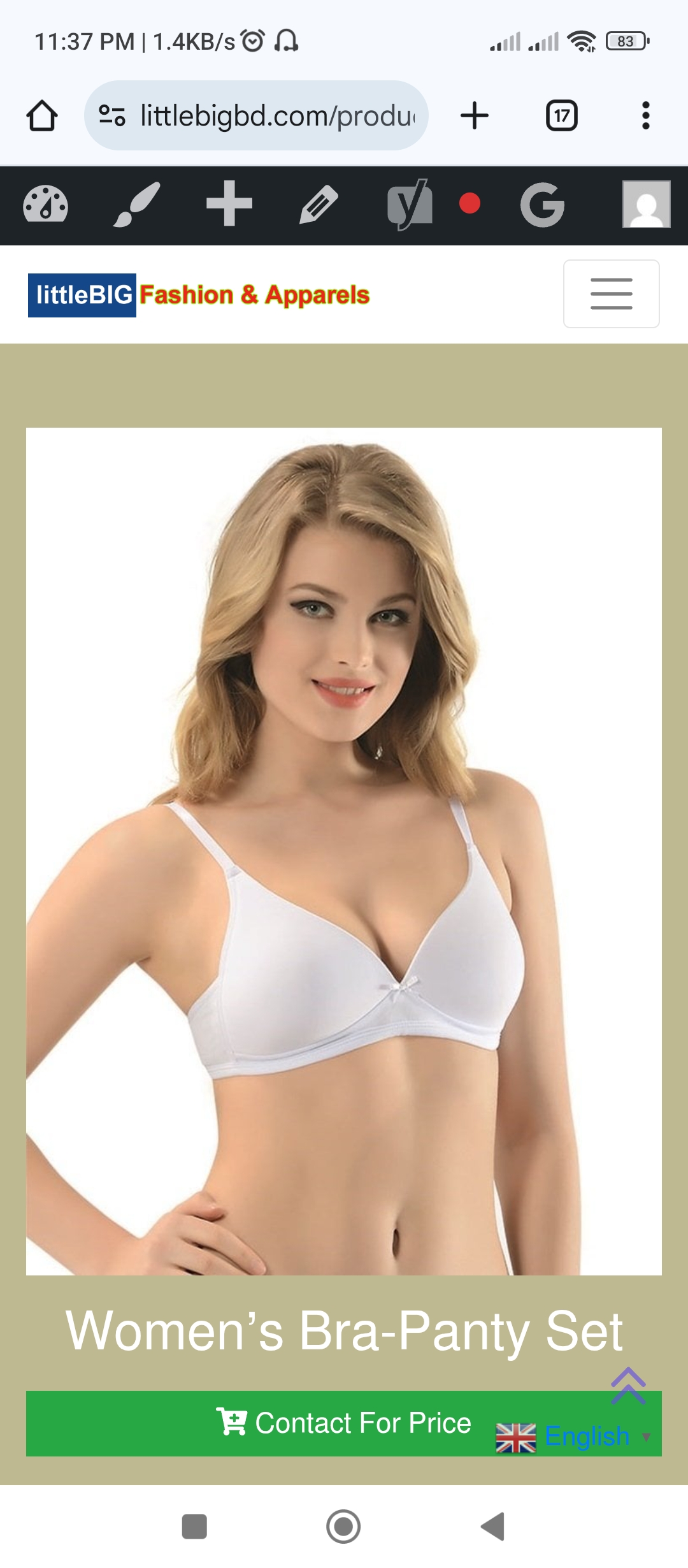 Women's Bra-Panty Set