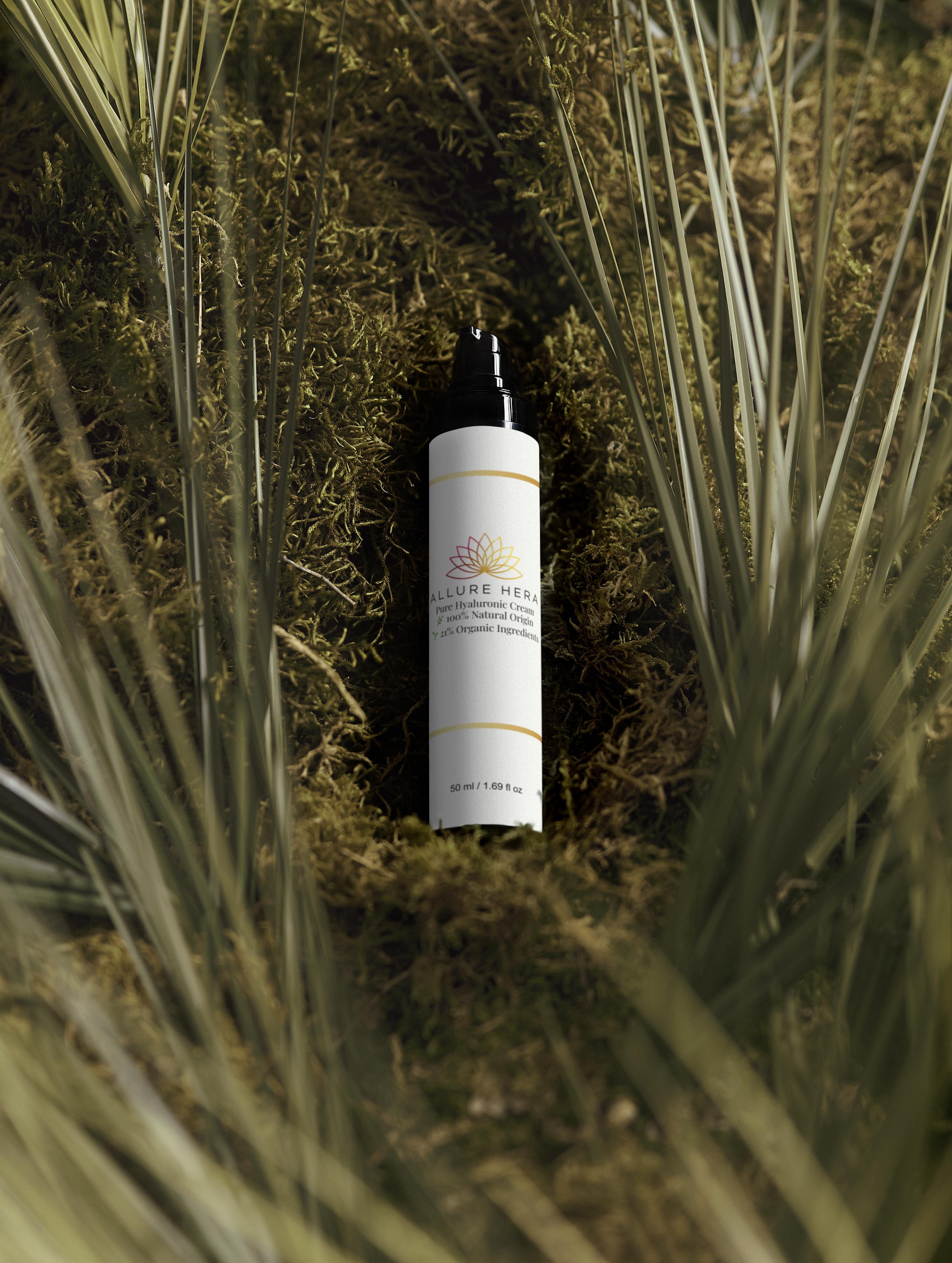 Pure Hyaluronic Cream 100% natural, 21% organic