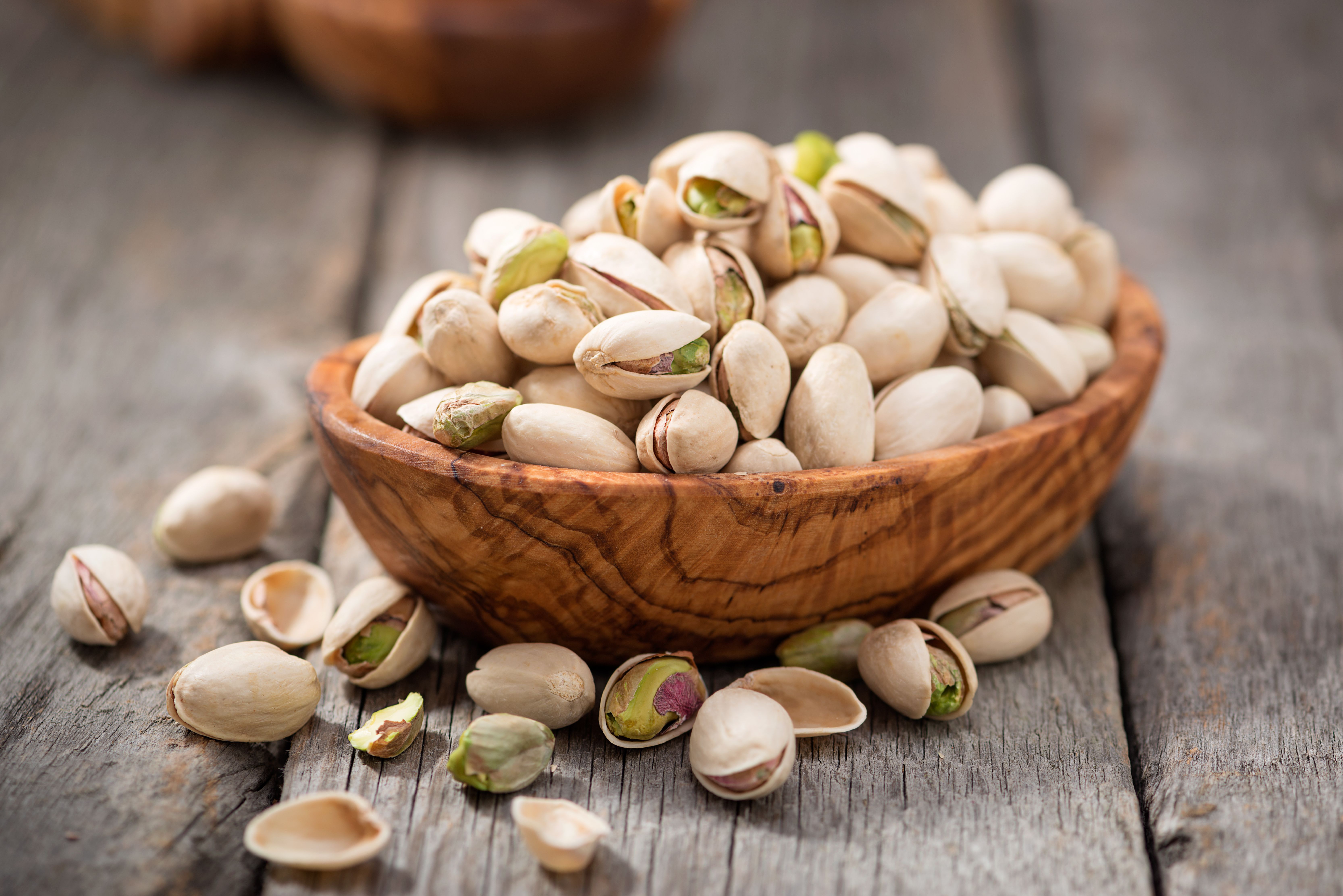 Organic pistachio shell