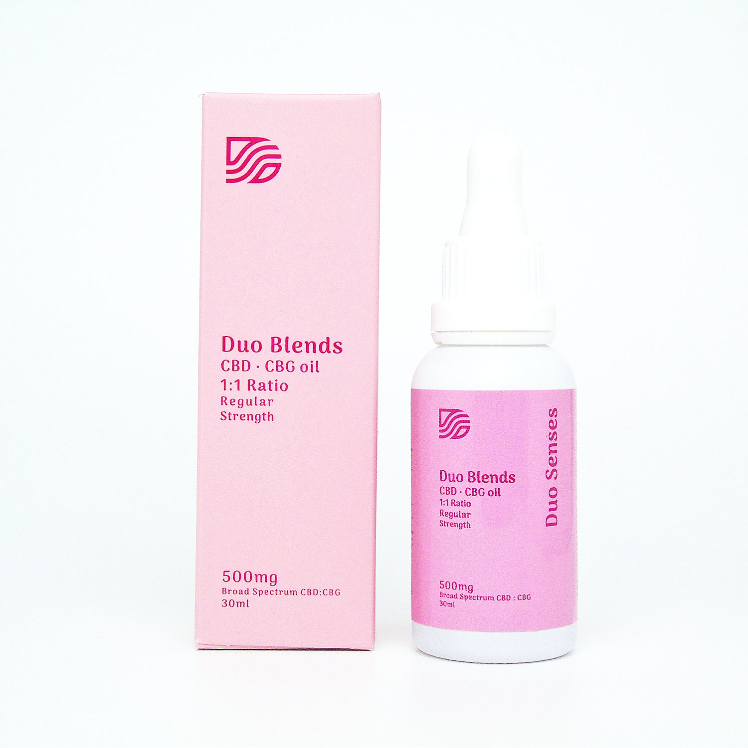 Duo Blends 1:1 CBG and Broad Spectrum CBD Oil 500mg Concentration