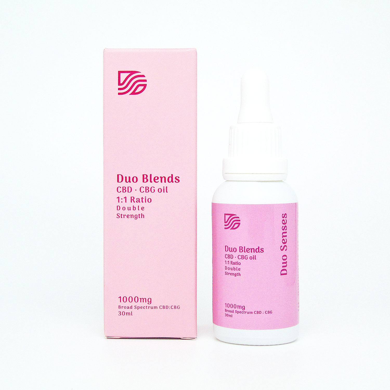 Duo Blends 1:1 CBG and Broad Spectrum CBD Oil 1000mg Concentration
