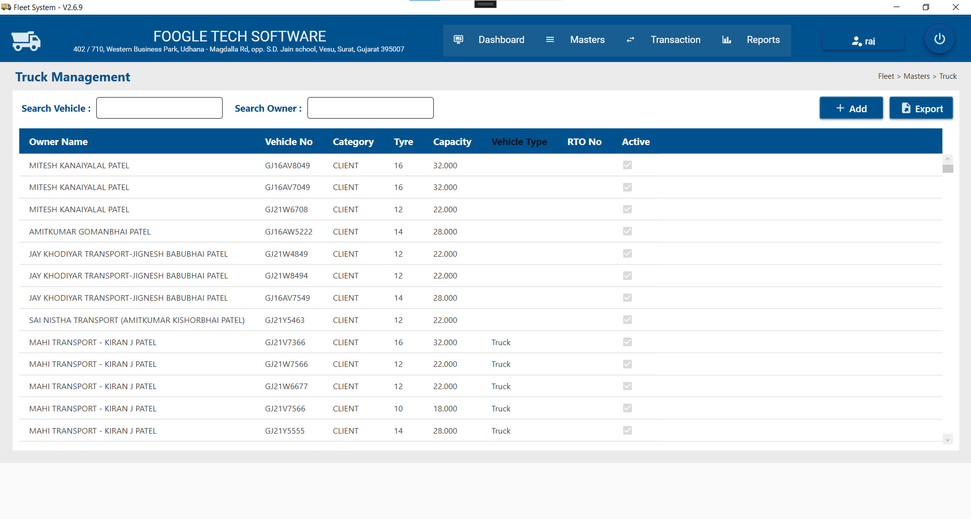Fleet Import and Export full software