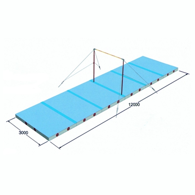 2005: Horizontal Bar Landing Mat Configuration