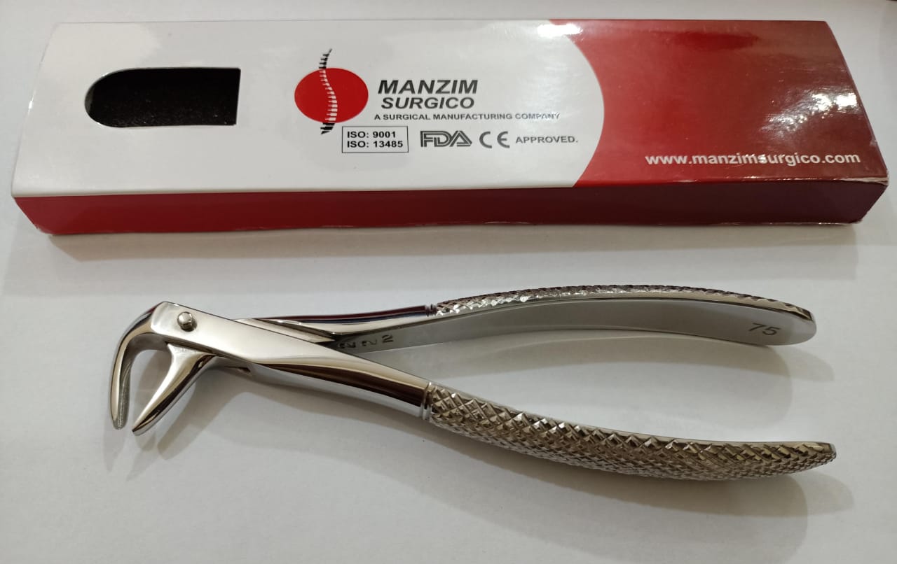 DENTAL EXTRACTION FORCEP FIG# 75