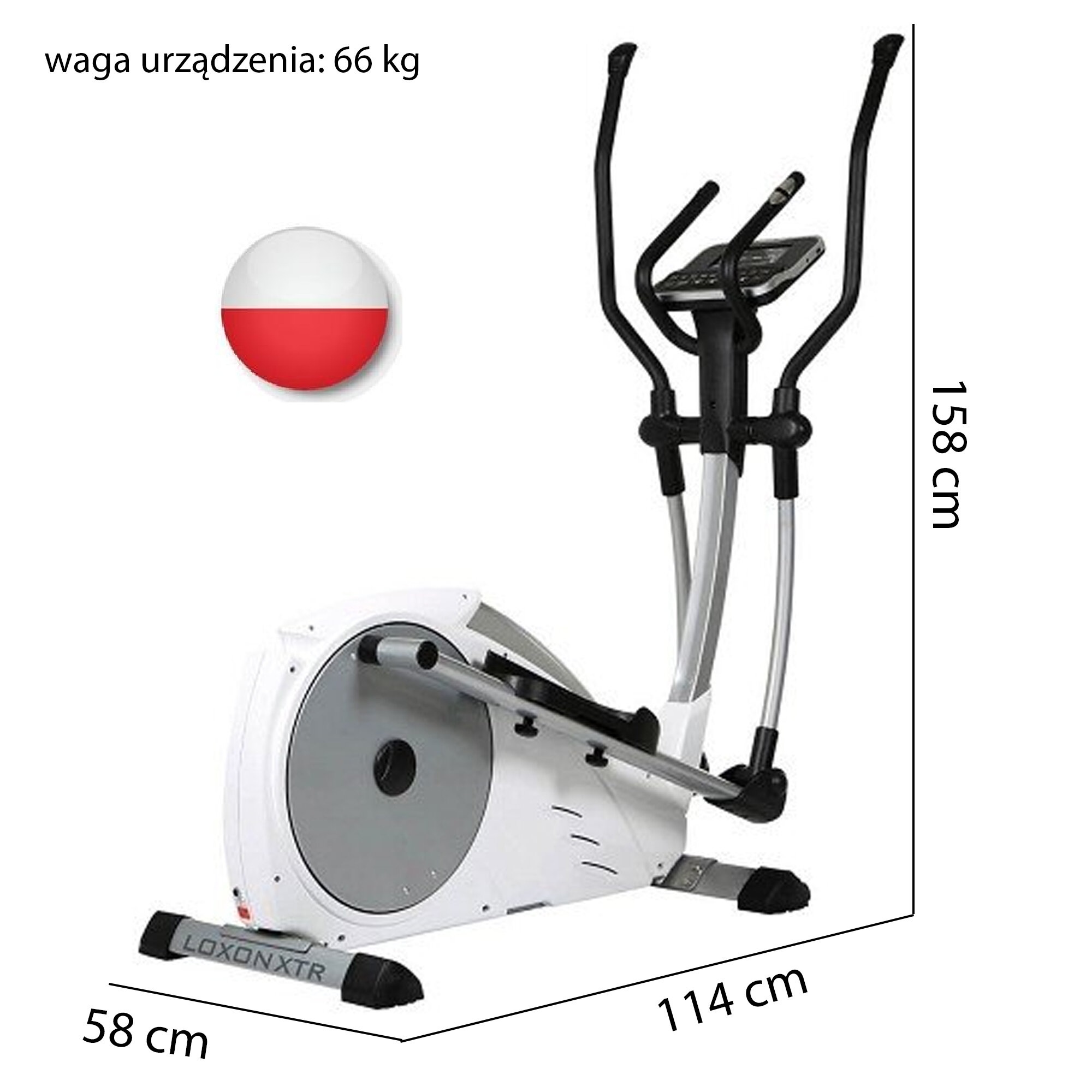 Magnetyczny orbitrek LOXON