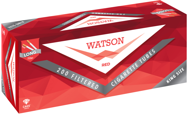 Box Watson Cigarette Tubes Different Sizes