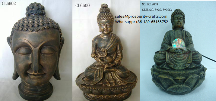 Buddha Heads, Statues & Fountains