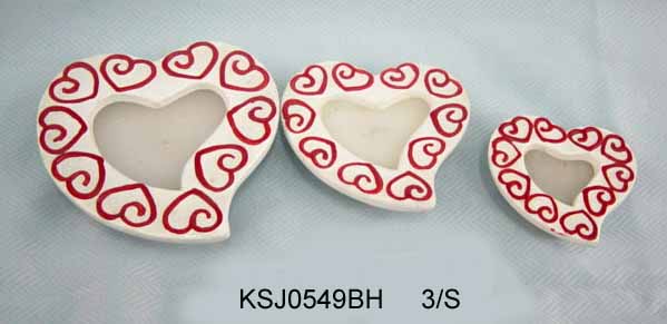 Valentine's candle holder