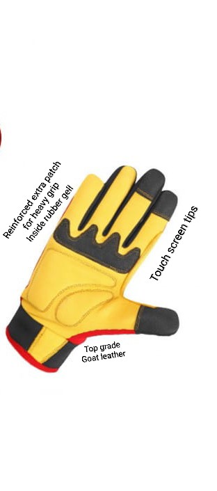 Hi Impact TPR Gloves