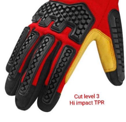 Hi Impact TPR Gloves