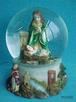 Religious Snow Globe | Sales@Prosperity-Crafts.com or Whatsapp: +86-18965155752