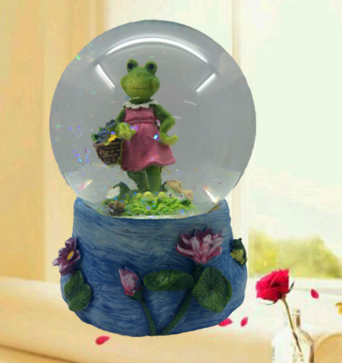 Easter SnowGlobe water ball | Sales@Prosperity-Crafts.com or Whatsapp: +86-18965155752