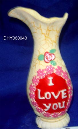 Ceramic Valentine's Vase | Sales@Prosperity-Crafts.com or Whatsapp: +86-18965155752